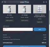 Double R Labs coupon verification screenshot