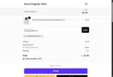Dove Originals Trims coupon verification screenshot