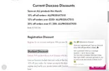 ADVENT8 coupon verification screenshot