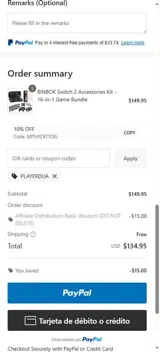 PLAYERDUA coupon verification screenshot