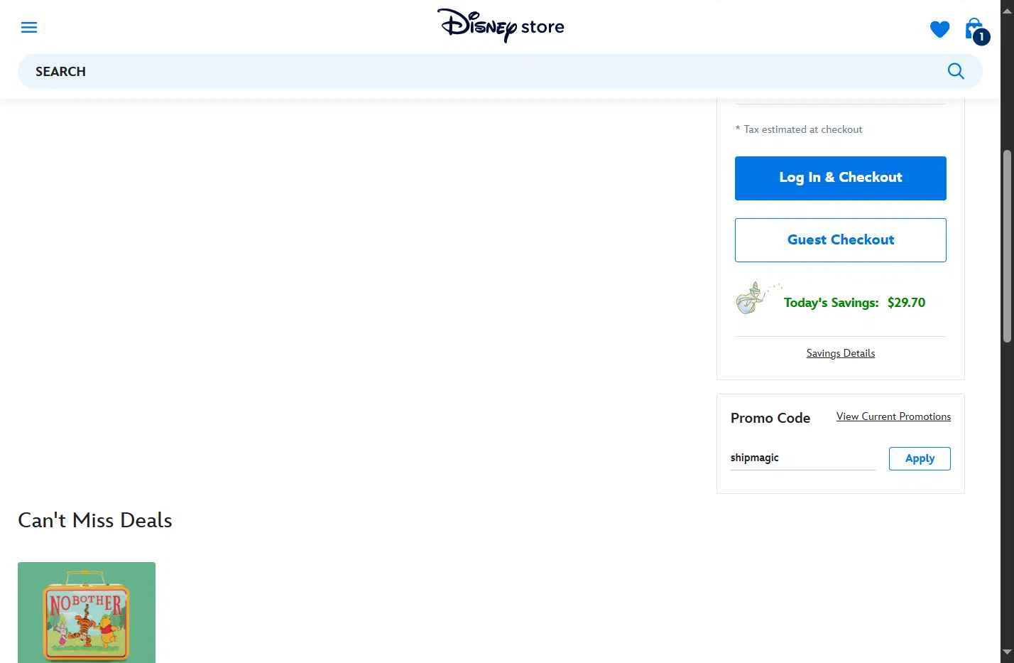 DPEP checkout page showing DPEP promo code box | Screenshot taken by SimplyCodes community member on Jul 25, 2025