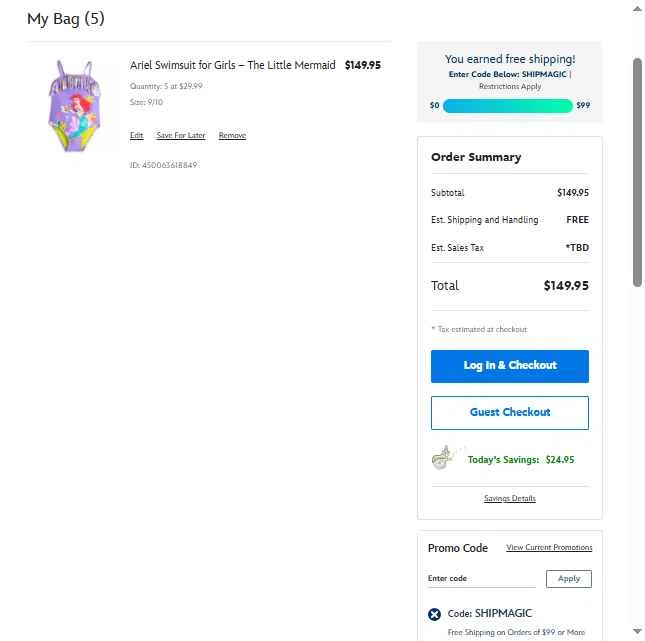 DPEP checkout page showing DPEP promo code box | Screenshot taken by SimplyCodes community member on May 12, 2025