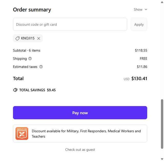 dpHUE checkout page showing dpHUE discount code box | Screenshot taken by SimplyCodes community member on Jun 11, 2025
