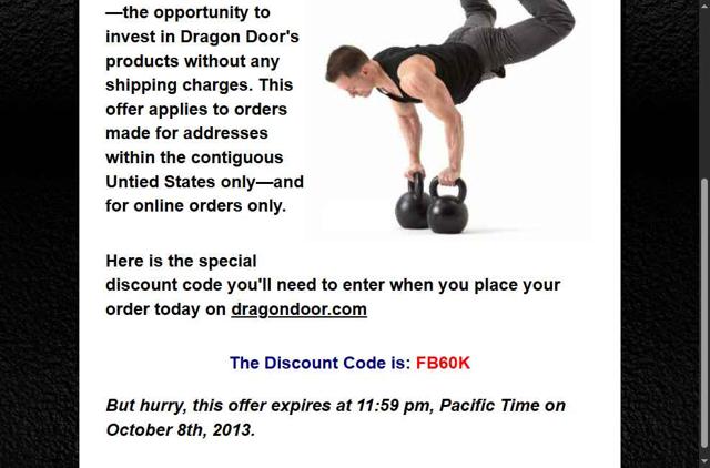 Dragon Door checkout page showing Dragon Door promo code box | Screenshot taken by SimplyCodes community member on Aug 24, 2025