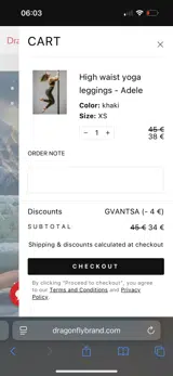 Dragonfly Brand coupon verification screenshot