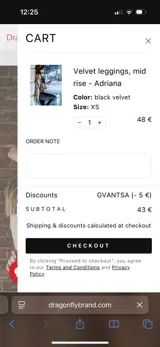 Dragonfly Brand coupon verification screenshot