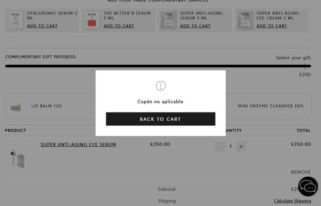 Dr. Barbara Sturm checkout page showing Dr. Barbara Sturm discount code box | Screenshot taken by SimplyCodes community member on Aug 29, 2025
