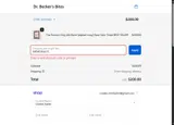 MEMORIAL15 coupon verification screenshot