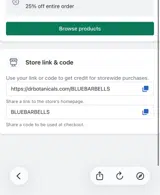 BLUEBARBELLS coupon verification screenshot