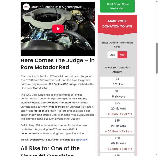 Dream Giveaway checkout page showing Dream Giveaway promo code box | Screenshot taken by SimplyCodes community member on Sep 13, 2025