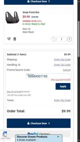 90640007195 coupon verification screenshot