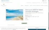 Dreams Resorts & Spas coupon verification screenshot