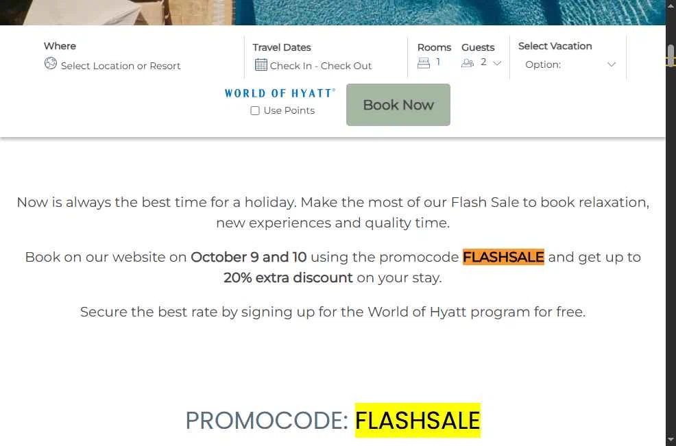 Dreams Resorts & Spas checkout page showing Dreams Resorts & Spas promo code box | Screenshot taken by SimplyCodes community member on Oct 9, 2025