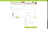 Dr. Earth coupon verification screenshot