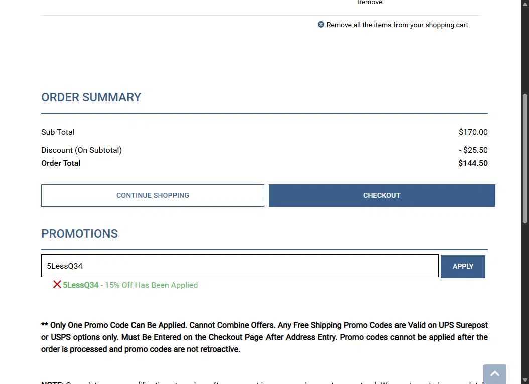 Drew Shoe checkout page showing Drew Shoe promo code box | Screenshot taken by SimplyCodes community member on Dec 4, 2025
