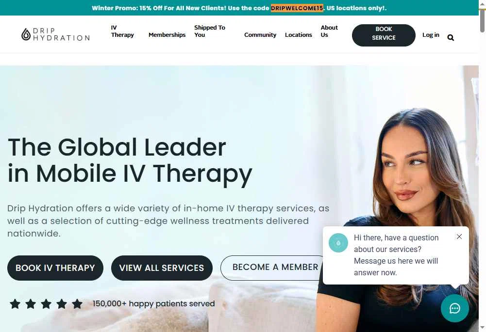 Drip Hydration checkout page showing Drip Hydration promo code box | Screenshot taken by SimplyCodes community member on Jan 9, 2026