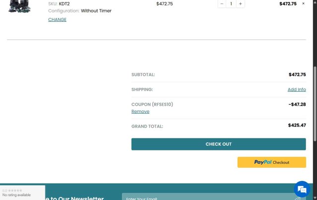 Dripworks checkout page showing Dripworks coupon code box | Screenshot taken by SimplyCodes community member on Jul 12, 2025