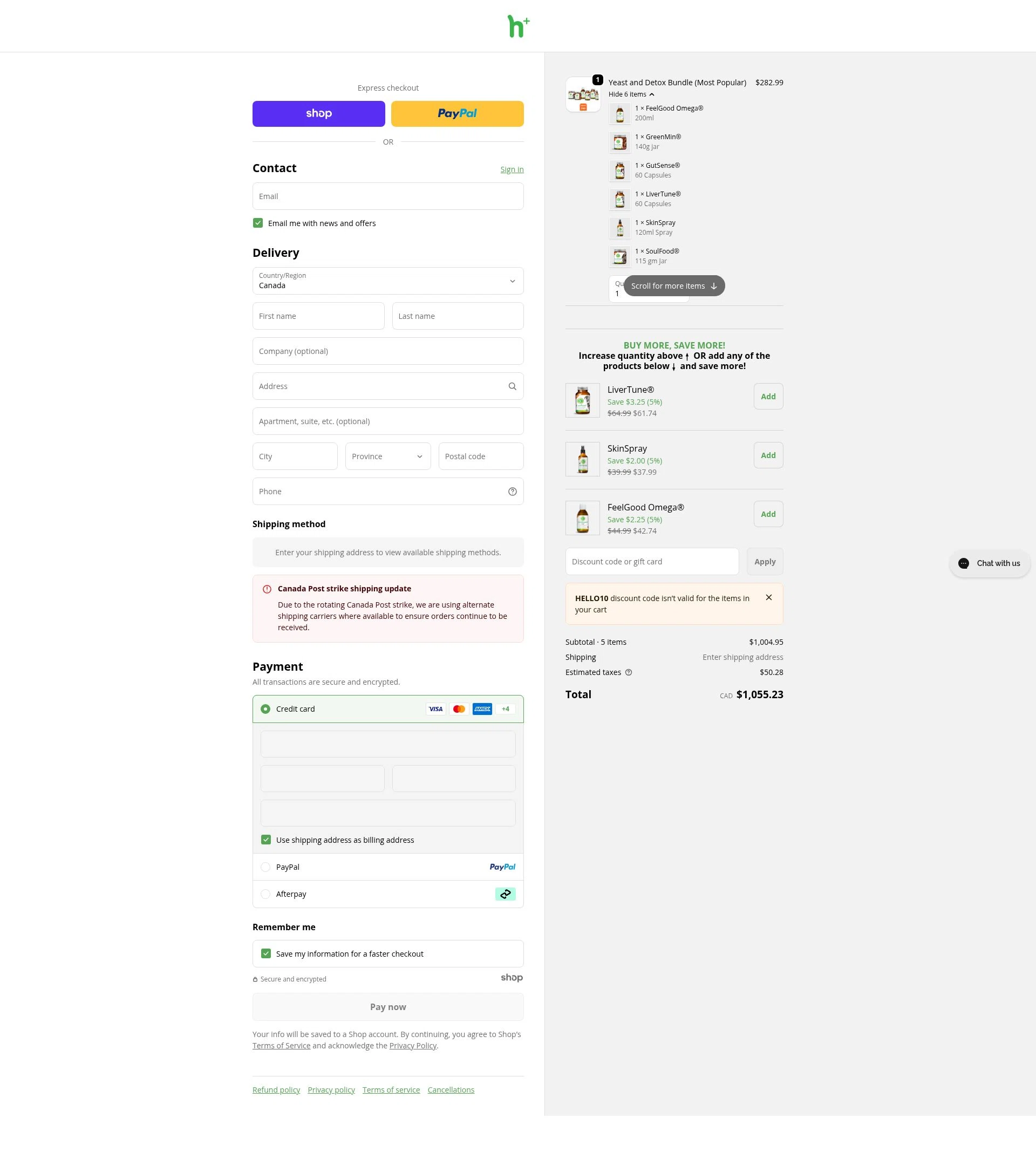 Dr. Peter Dobias checkout page showing Dr. Peter Dobias promo code box | Screenshot taken by SimplyCodes community member on Jan 17, 2026