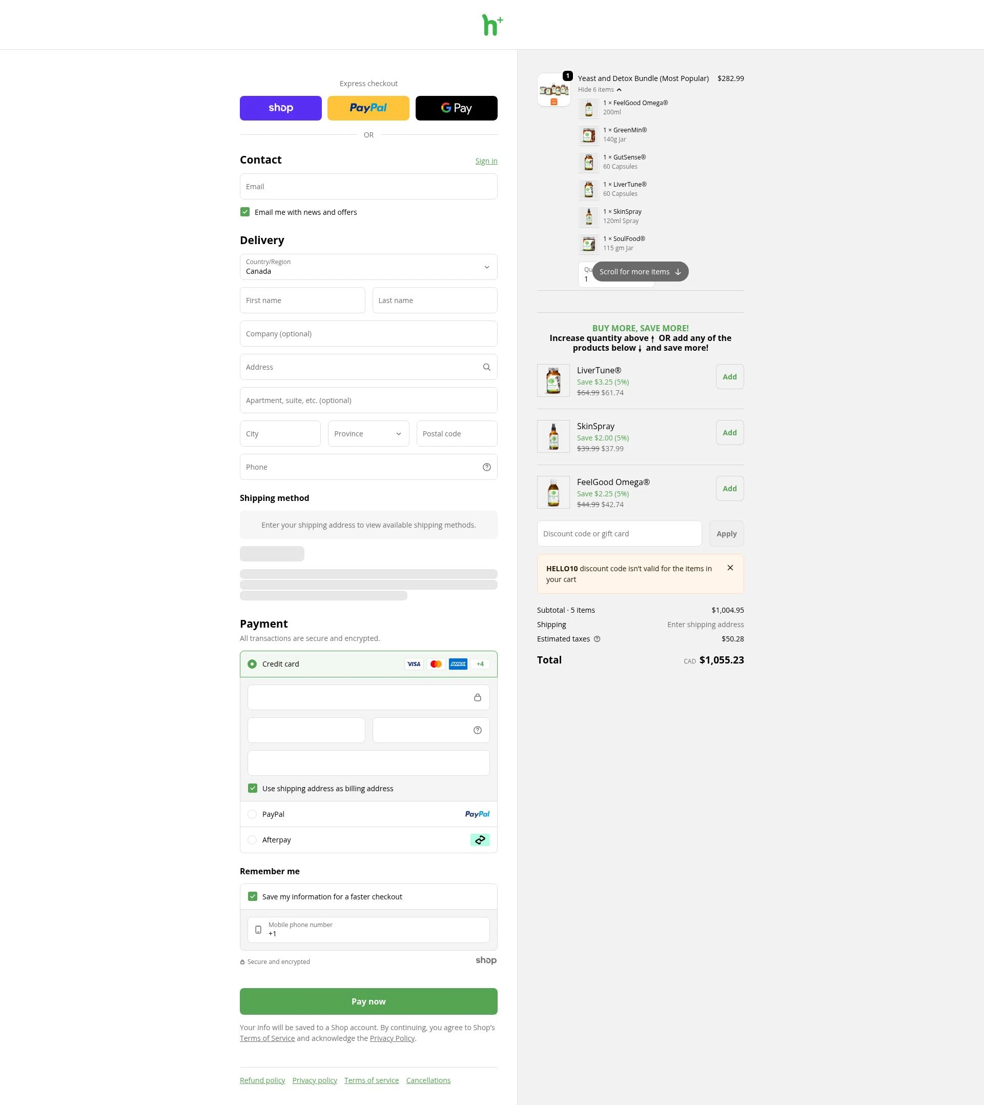 Dr. Peter Dobias checkout page showing Dr. Peter Dobias promo code box | Screenshot taken by SimplyCodes community member on Jan 22, 2026