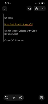 DrTalksImpact coupon verification screenshot
