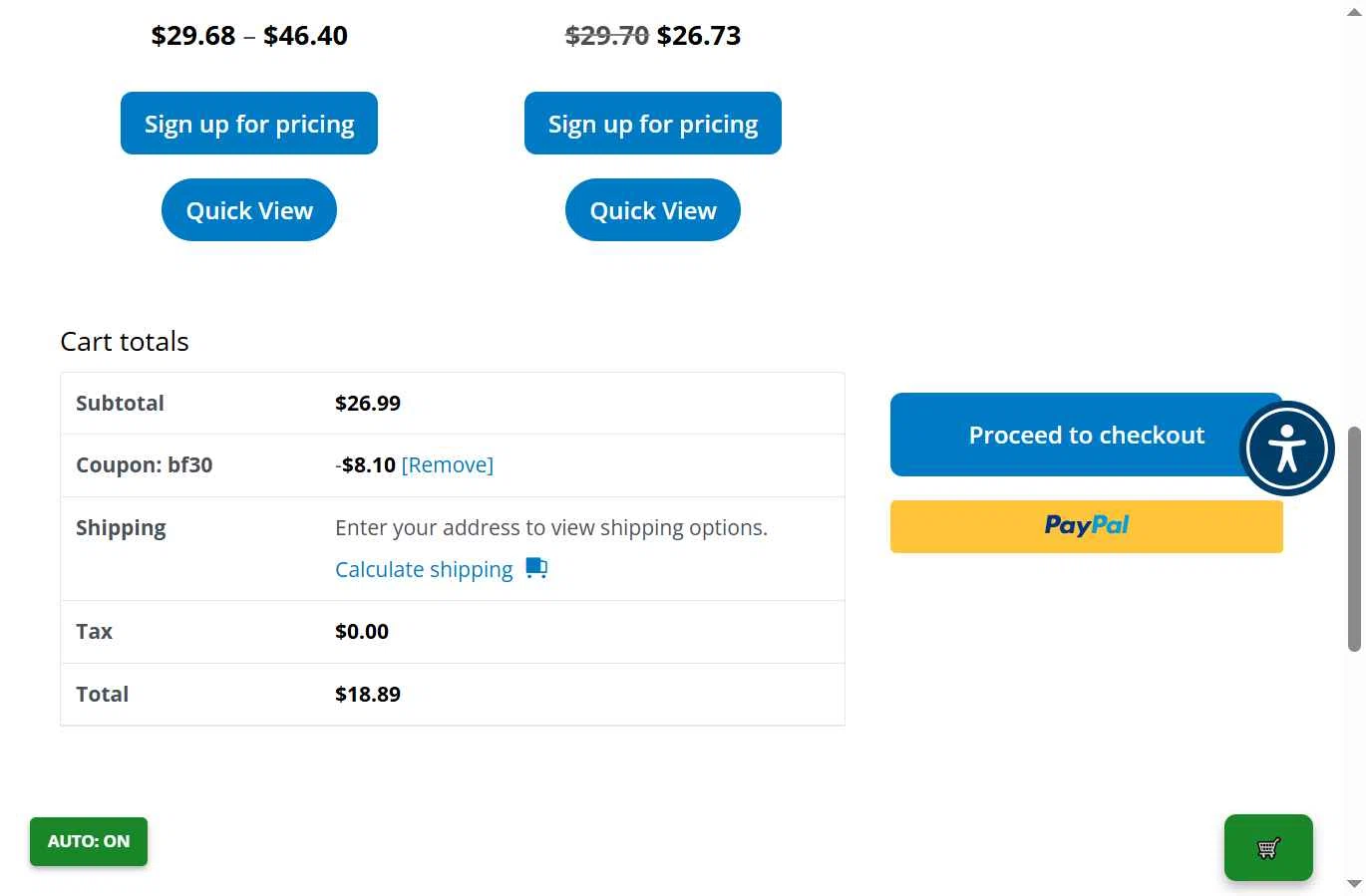 Doctor Wilson’s Original Formulations checkout page showing Doctor Wilson’s Original Formulations promo code box | Screenshot taken by SimplyCodes community member on Nov 28, 2025