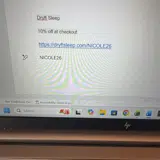 NICOLE26 coupon verification screenshot