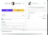 Duck Head coupon verification screenshot