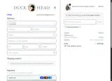 Duck Head coupon verification screenshot