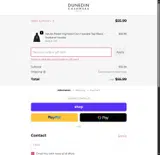 Dunedin Cashmere coupon verification screenshot