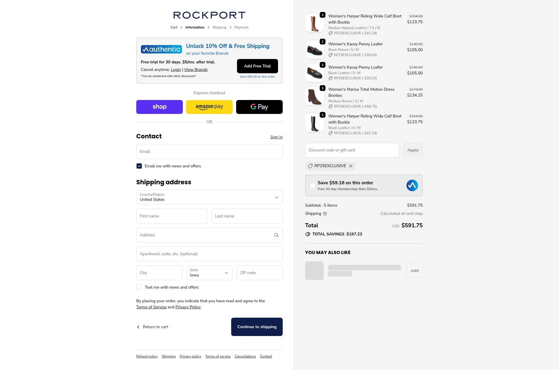 Dunham checkout page showing Dunham promo code box | Screenshot taken by SimplyCodes community member on Jan 13, 2026