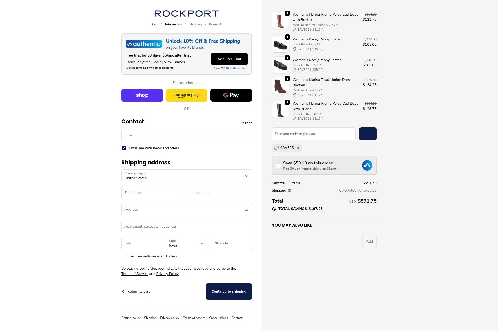 Dunham checkout page showing Dunham promo code box | Screenshot taken by SimplyCodes community member on Jan 13, 2026