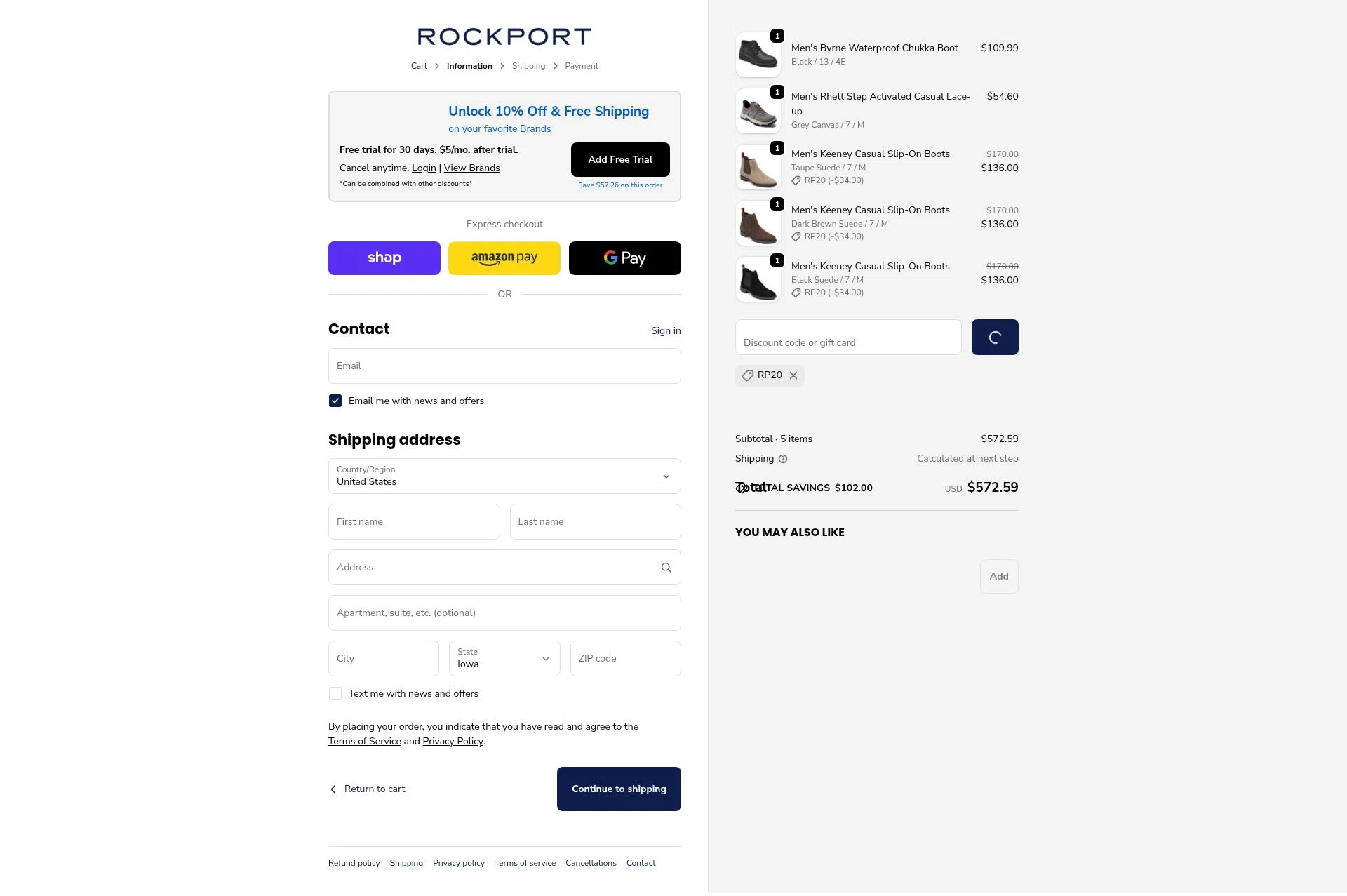 Dunham checkout page showing Dunham promo code box | Screenshot taken by SimplyCodes community member on Dec 24, 2025