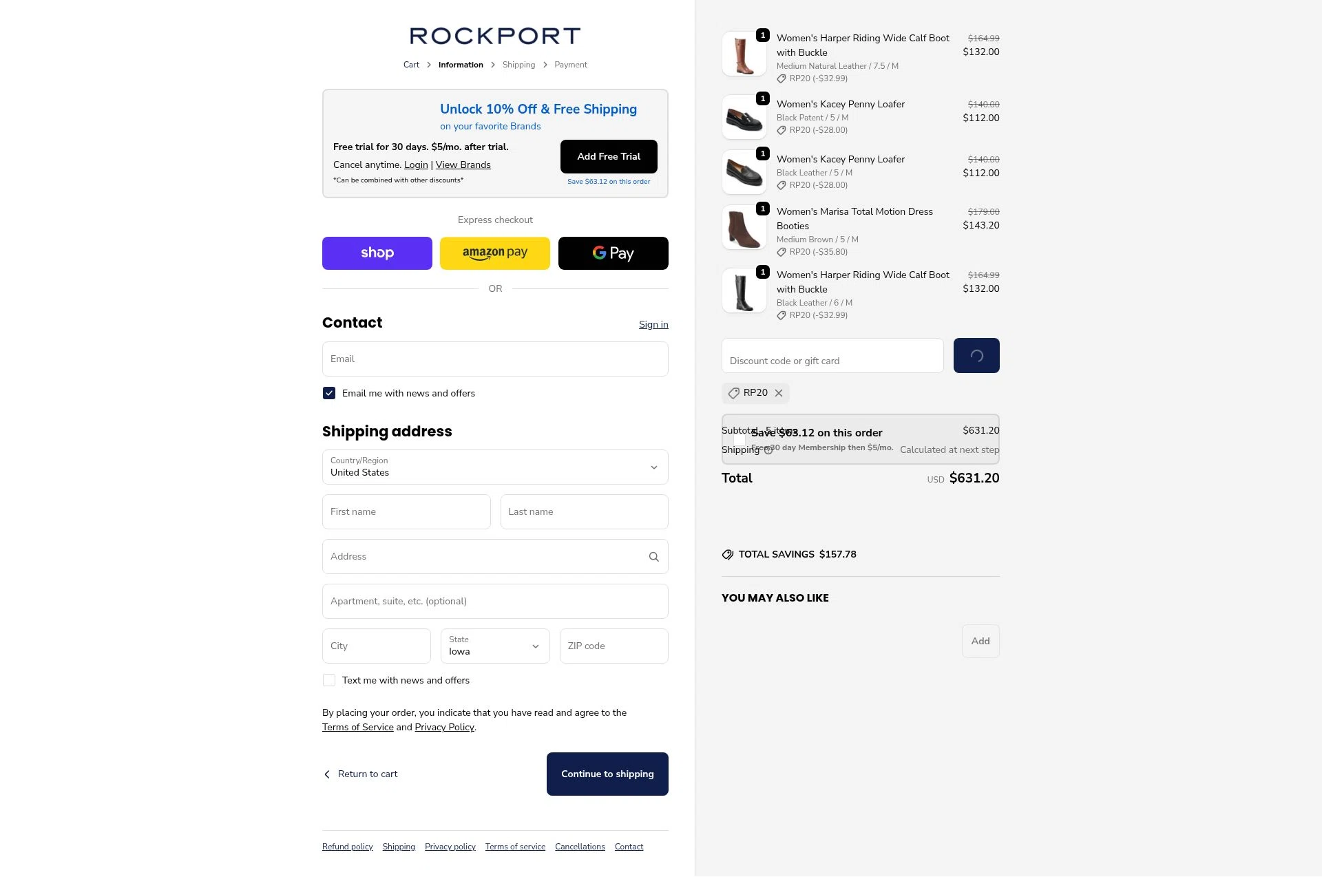 Dunham checkout page showing Dunham promo code box | Screenshot taken by SimplyCodes community member on Jan 13, 2026