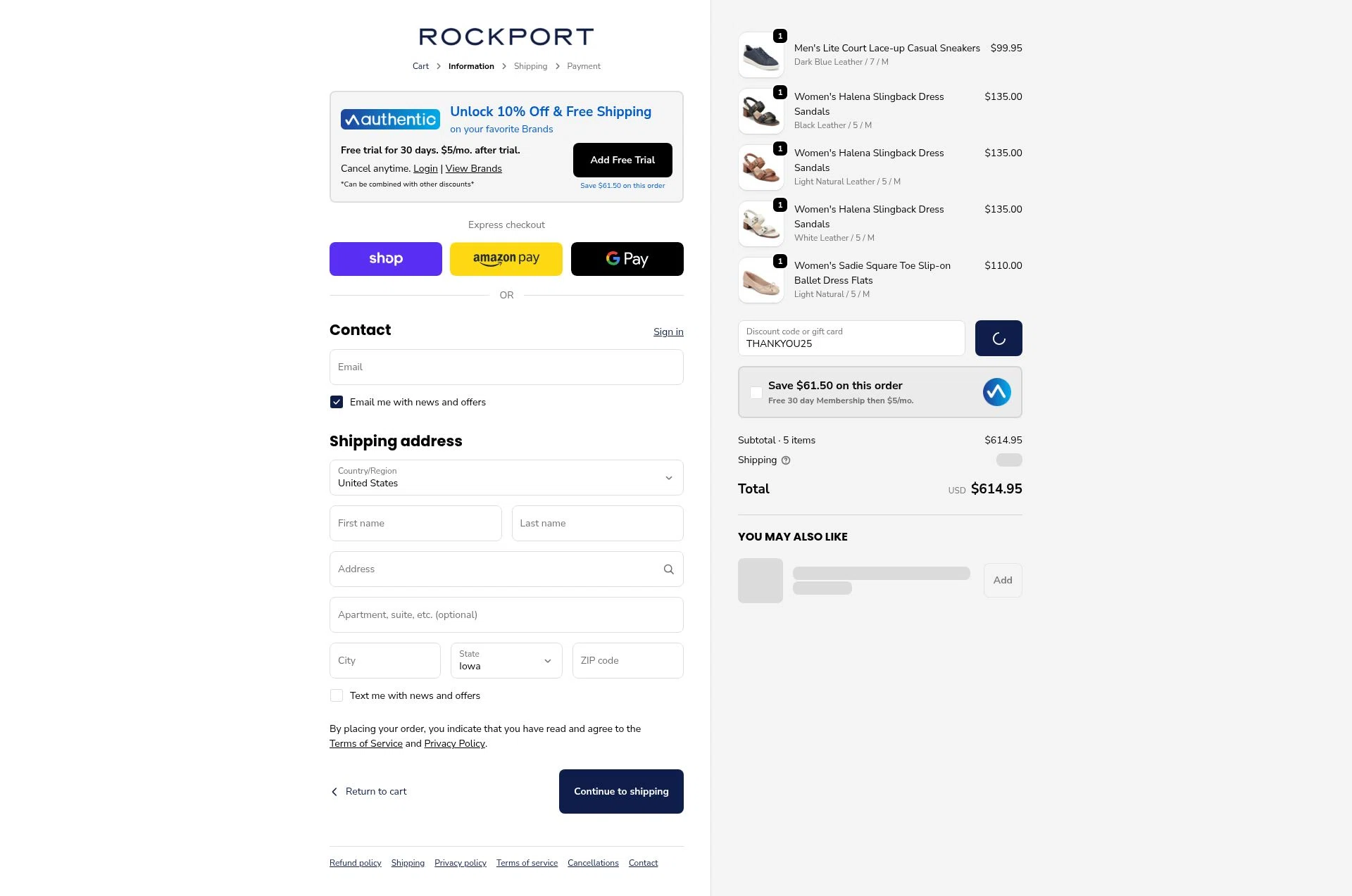 Dunham checkout page showing Dunham promo code box | Screenshot taken by SimplyCodes community member on Feb 6, 2026