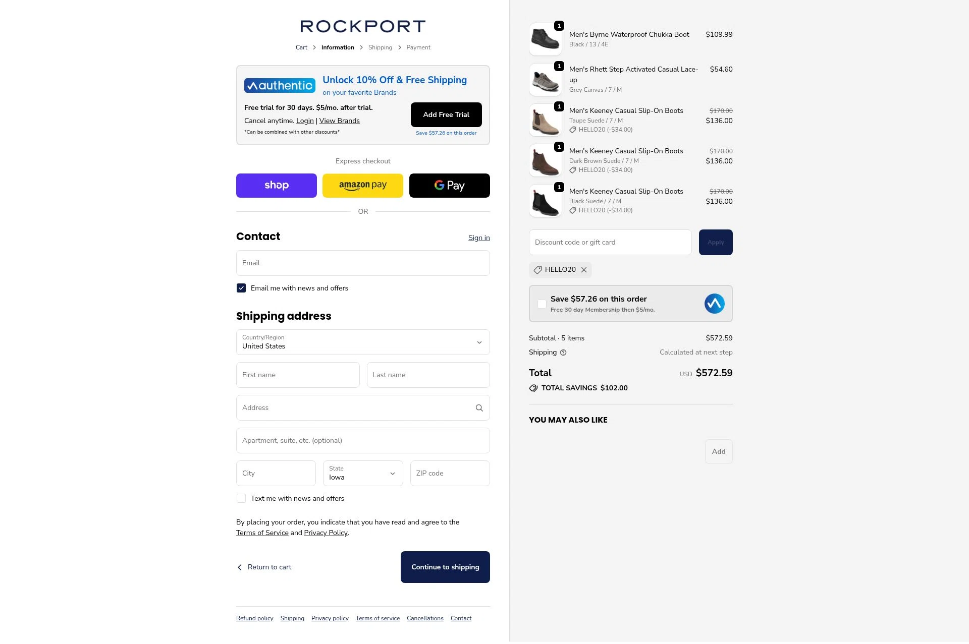 Dunham checkout page showing Dunham promo code box | Screenshot taken by SimplyCodes community member on Dec 24, 2025