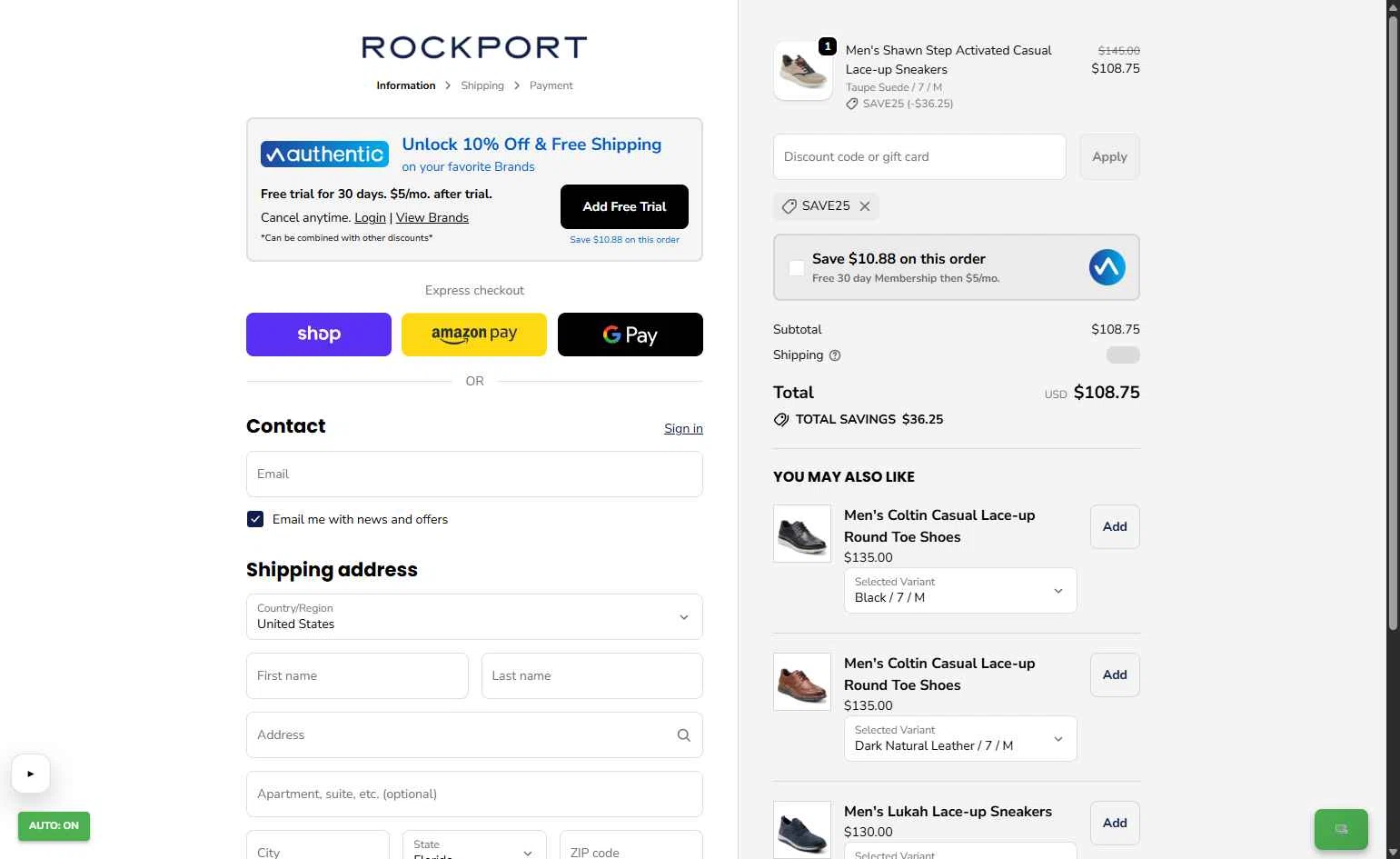 Dunham checkout page showing Dunham promo code box | Screenshot taken by SimplyCodes community member on Feb 24, 2026