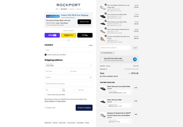 Dunham checkout page showing Dunham promo code box | Screenshot taken by SimplyCodes community member on Aug 26, 2025