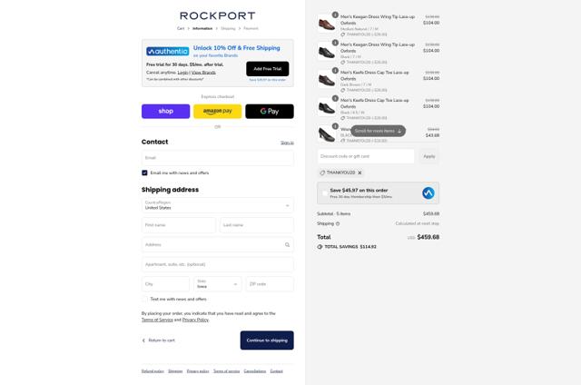 Dunham checkout page showing Dunham promo code box | Screenshot taken by SimplyCodes community member on Sep 13, 2025