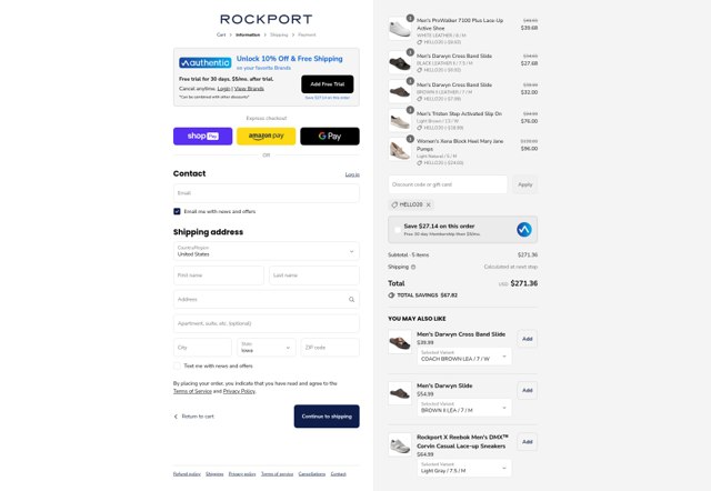 Dunham checkout page showing Dunham promo code box | Screenshot taken by SimplyCodes community member on Aug 26, 2025