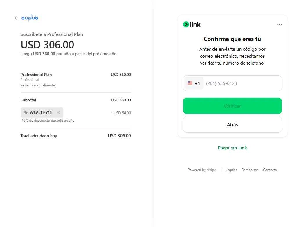 DupDub checkout page showing DupDub promo code box | Screenshot taken by SimplyCodes community member on Jan 25, 2026