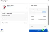 WELCOME10 coupon verification screenshot