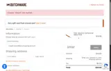 DutchWare Gear coupon verification screenshot