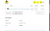 URBAN coupon verification screenshot