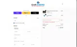 Earasers coupon verification screenshot