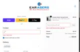 Earasers coupon verification screenshot