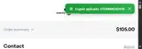 STORMREADY10 coupon verification screenshot