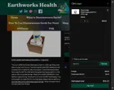 Earthworks Health coupon verification screenshot