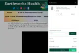 Earthworks Health coupon verification screenshot