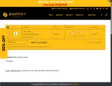 Earthy Select coupon verification screenshot