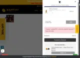 Earthy Select coupon verification screenshot